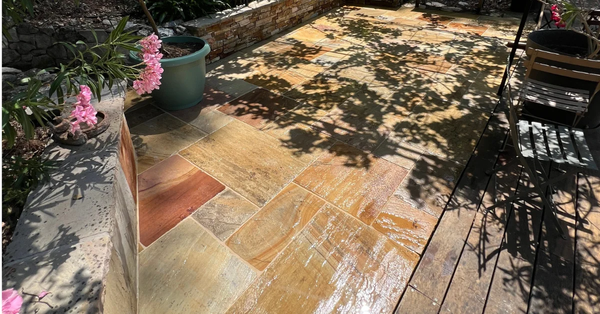 Terrasse après son nettoyage